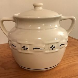 Longaberger pottery cookie jar